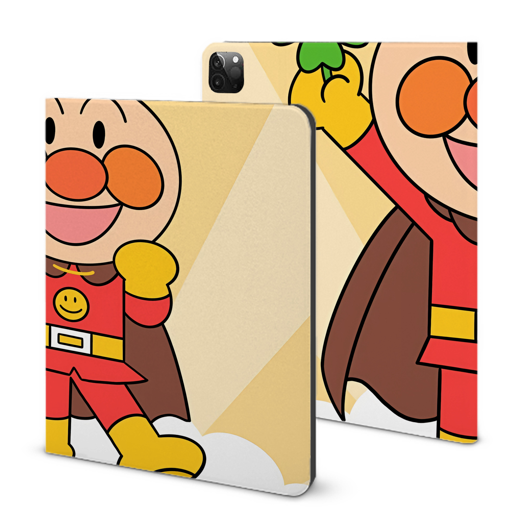 （画像用） アンパンマン Anpanman IPadケース ペンホルダー付き ブックスタイルデザイン